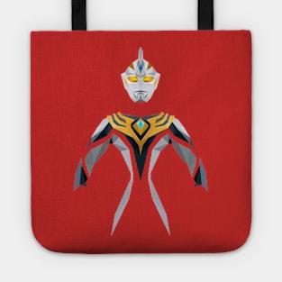 Ultraman Justice Crusher Mode (Low Poly Style) Tote