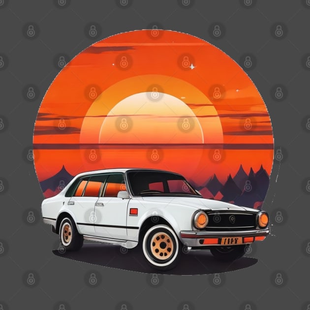 Retro Japanese Car by Rustic Portal