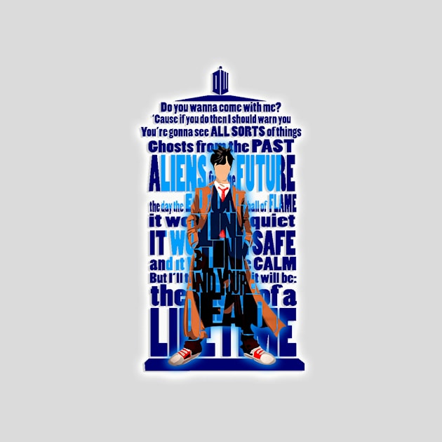 10th Doctor Typograph by Dezigner007