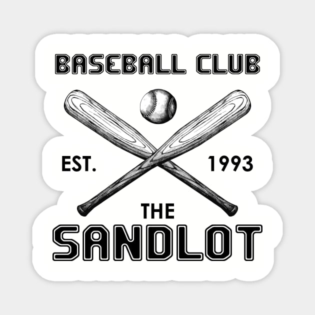 Sandlot Baseball Club Magnet by Mollie