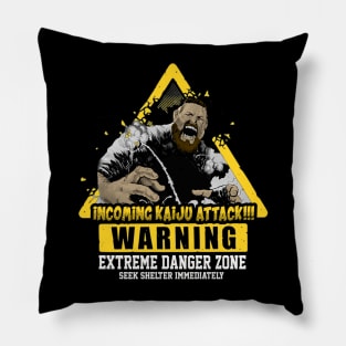 Kaiju Warning Pillow