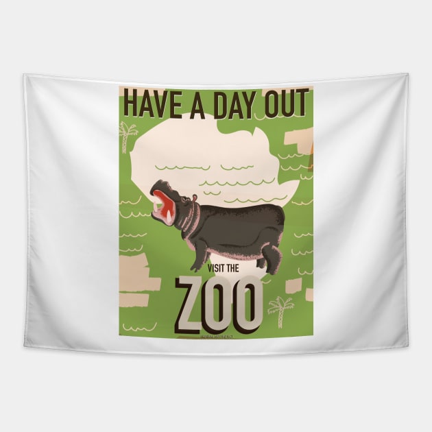 Visit the Zoo Tapestry by nickemporium1