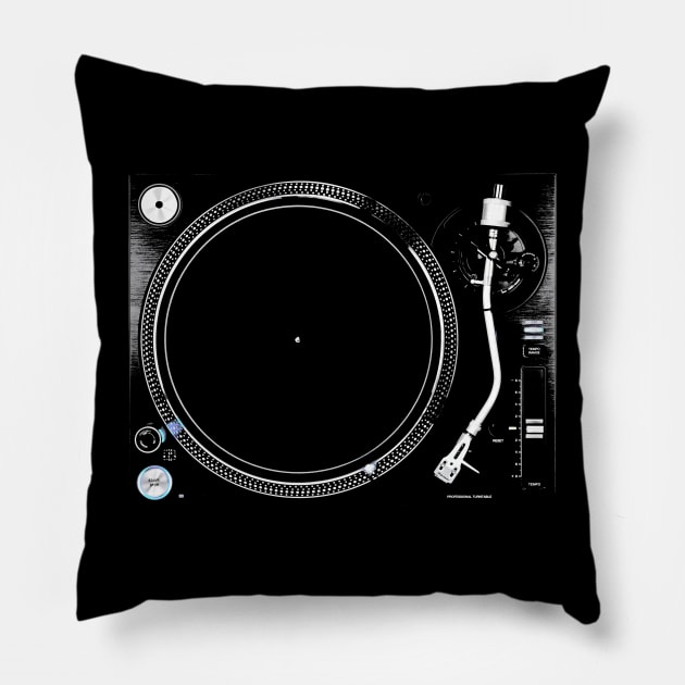 Turntable Vintage Pillow by Joyjoy