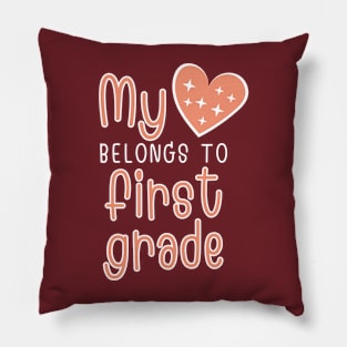 My Heart Belongs to First Grace Pillow