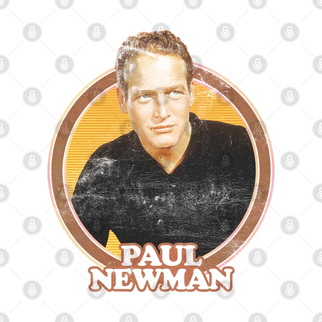 Paul Newman / Retro Aesthetic Fan Art Design by DankFutura