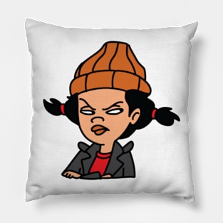 Side Eye Cartoon Collection Pillow