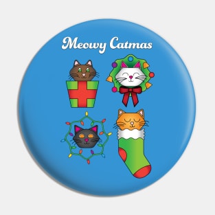 Meowy Catmas Pin