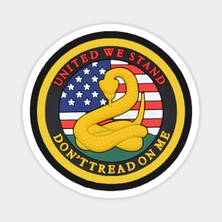 Dont Tread on me - United We Stand Magnet