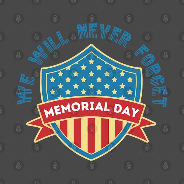 We Will Never Forget USA Memorial day 2022 by Alennomacomicart