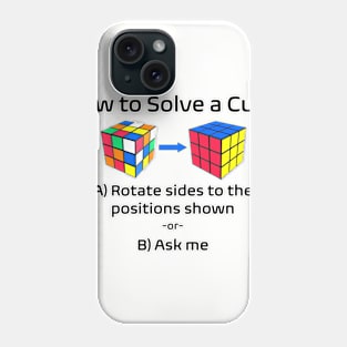 How to Solve a Cube - Rubik's Cube Inspired Design Phone Case