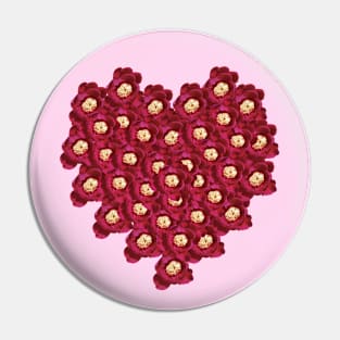 Happy Valentine Day - Peony Love Pin