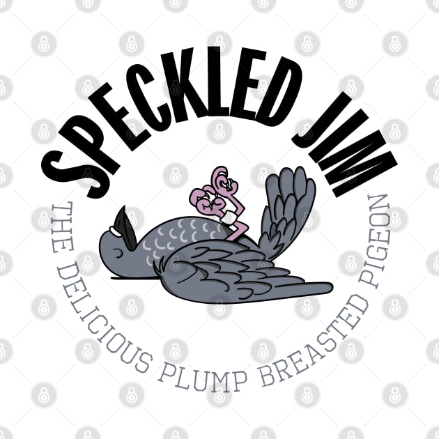Speckled Jim the Plump Breasted Pigeon by Meta Cortex