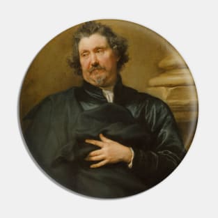 Portrait of Karel van Mallery by Anthony van Dyck Pin