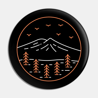 mountain forest Pin