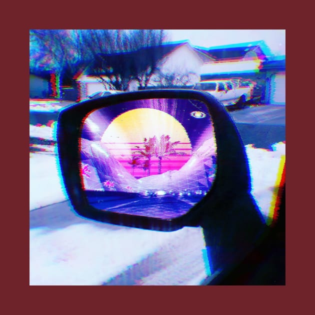 objects in mirror are closer than they appear by lofi_retrowave