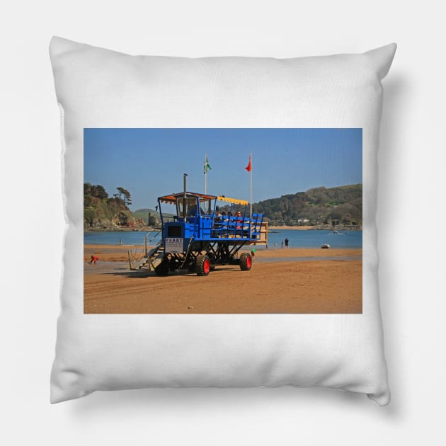 Sea Tractor Pillow by RedHillDigital