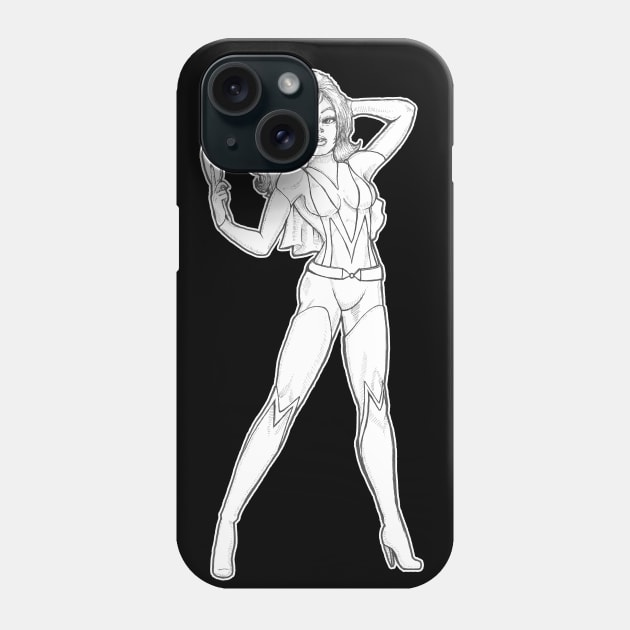 Mademoiselle Marvelle Phone Case by D. Fillz