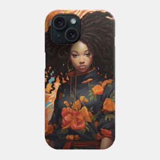 orange girl Phone Case