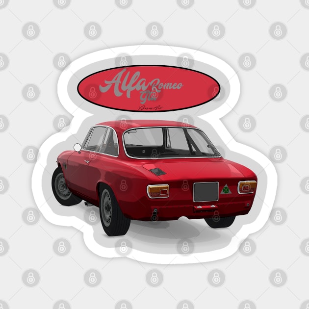 ALFA ROMEO GTA Back Magnet by PjesusArt