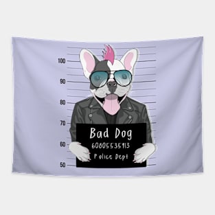 bad dog arrested Tapestry