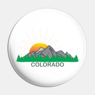 Colorado Mountains and Sun Pin