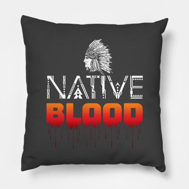 Native blood Pillow by Antrobus