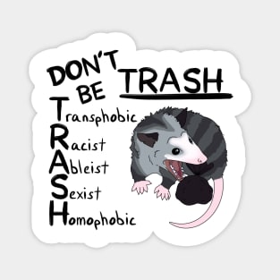 Don’t Be Trash Magnet