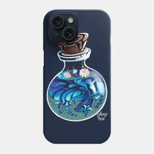 Indigo Beta Fish Potion Emblem Phone Case