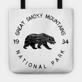 Great Smoky Mountains National Park Vintage Bear Tote