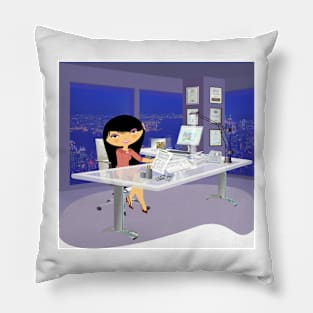 TropoGirl - Chinese country girl - Success Pillow