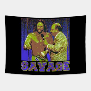 the iconic macho man interview Tapestry