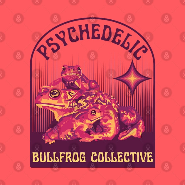 Psychedelic Bullfrog Collective by Slightly Unhinged