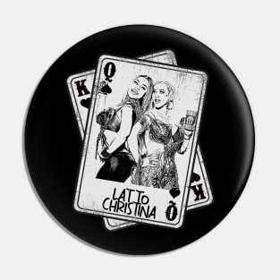 Retro Latto And Christina Card STYLE Pin