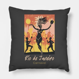 Carnaval - Rio de Janeiro - Brazil Pillow