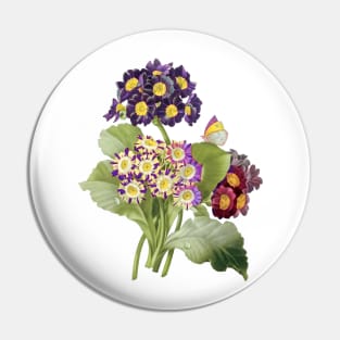 Vintage Botanical, Purple Primrose Pin