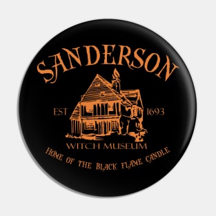 World Famous Sanderson Witch Museum T-Shirt Pin