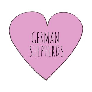 German Shepherds Love T-Shirt