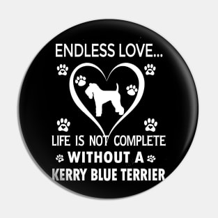 Kerry Blue Terrier Lovers Pin