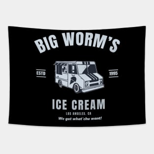 Big Worm’s Ice Cream Vintage Texture Tapestry
