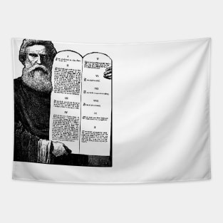 Moses and the 10 Commandments of the Christian Tapestry