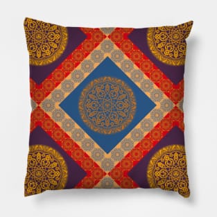 Arabesque Pattern (Decorative Border) Pillow