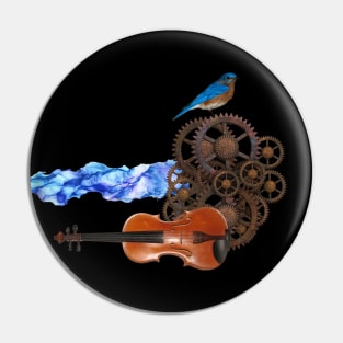 Music Collage Pin