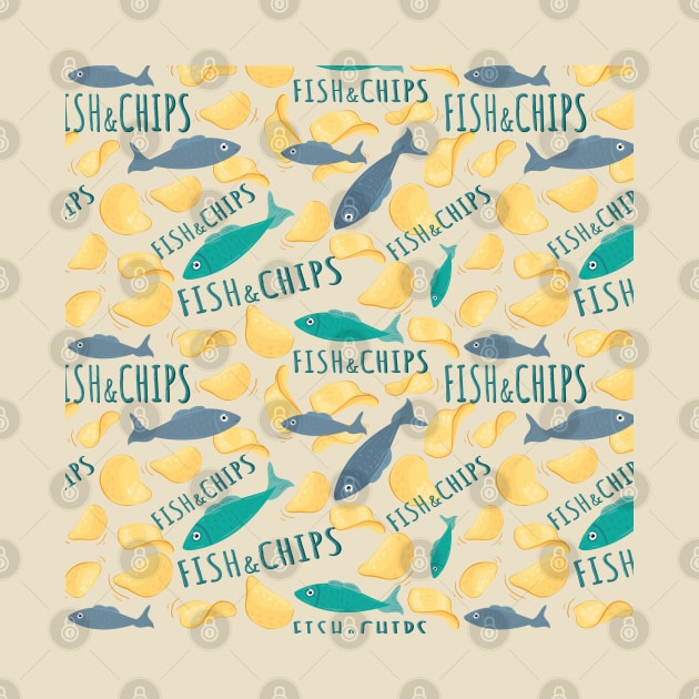 Fish And Chips pattern by Catdog