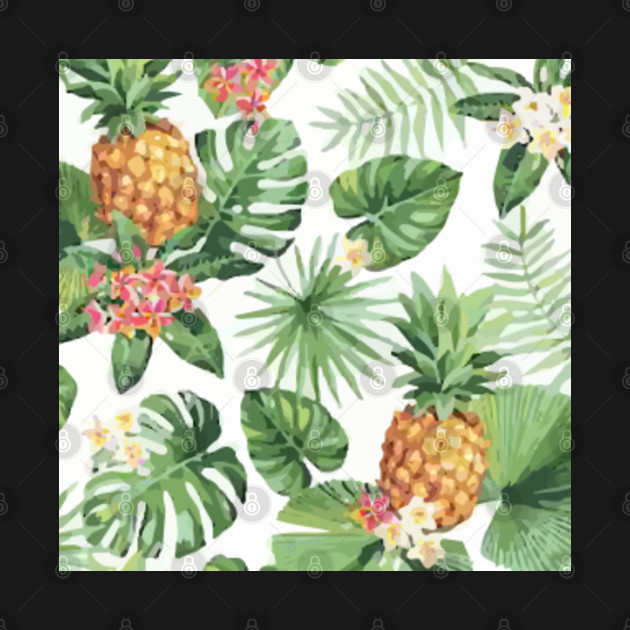 Discover Pineapples Surfwear Tropical Pattern - Pineapples - T-Shirt