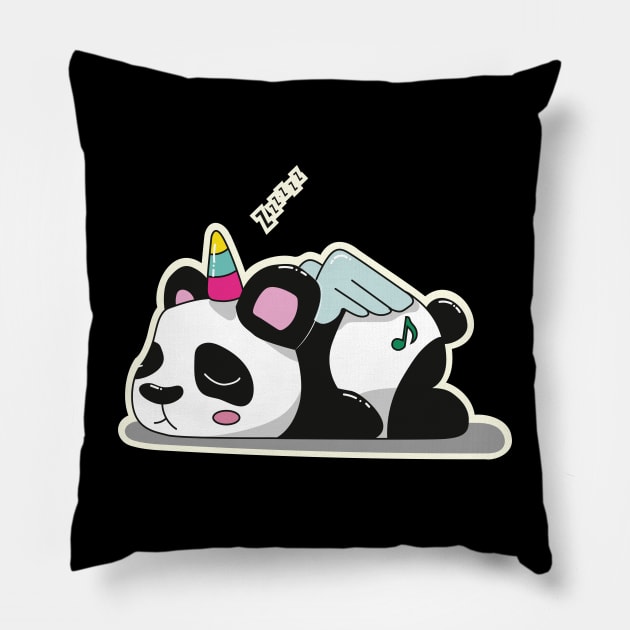 Sleeping Pandacorn Pillow by Ciwa