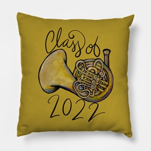 Class of 2022 french horn Pillow