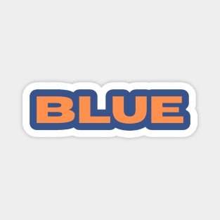 Orangey Blue Magnet