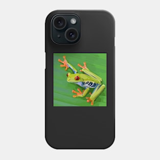 Geometric Tree Frog Phone Case