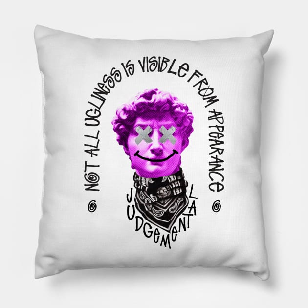 judgemental Pillow by Rusna23