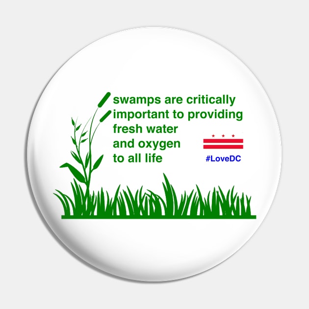 Swamps are Important Pin by danlesh